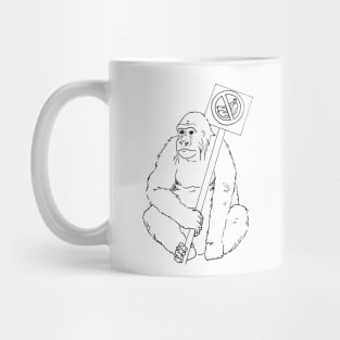 Grodd Hates Bananas. Mug